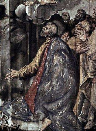Bildfeld im Tonnengewölbe: Himmelfahrt Christi