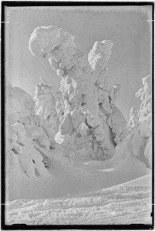 Keilberg (Klínovec). Winterlandschaft