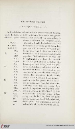 12: Ein unedirter attischer "Catalogus iudicialis"