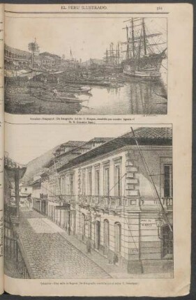 [Vista de] Ecuador - Guayaquil. : (De fotografía del Sr. E. Morgan, remitida por nuestro Agente el Sr. B. Gonzales Bazo.)