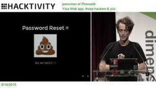 Your Web app, those hackers & you