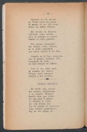 Duelo criollo