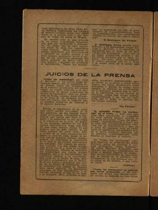 Juicios de la prensa