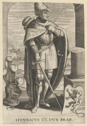 Bildnis des Henricus III., Herzog von Brabant