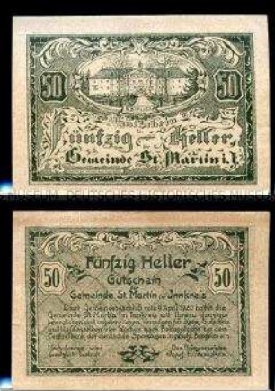 St. Martin im Innkreis, Oberösterreich 50 Heller