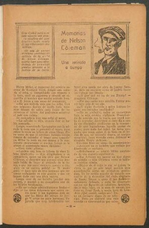 Una retirada a tiempo : Memorias de Nelson Cóleman