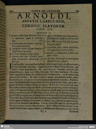 Arnoldi, Abbatis Lubecensis, Chronic. Slavorum Liber III.