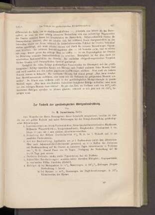 Zur Technik der gynäkologischen Röntgenbestrahlung.