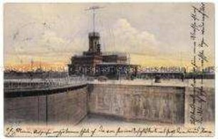 Signalstation und Schleuse in Wilhelmshaven