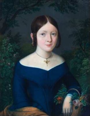 Bildnis Johanne Louise Caroline Wegmann, geb. Röhll (1832-1879)
