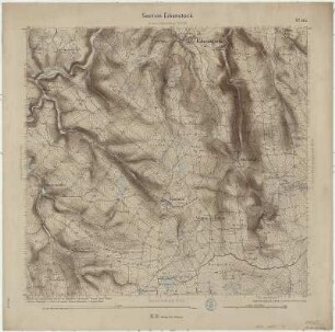 Section Eibenstock aus: Topographische Karte (Äquidistantenkarte) Sachsen