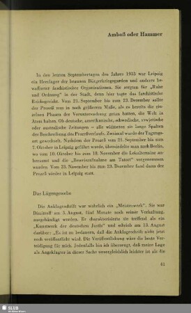 Amboß oder Hammer