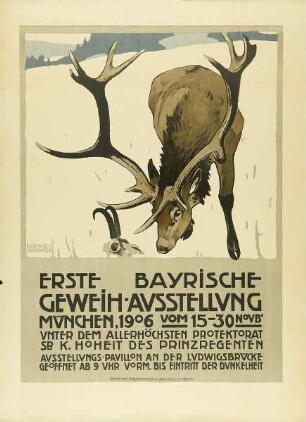 Erste Bayrische Geweih-Ausstellung München