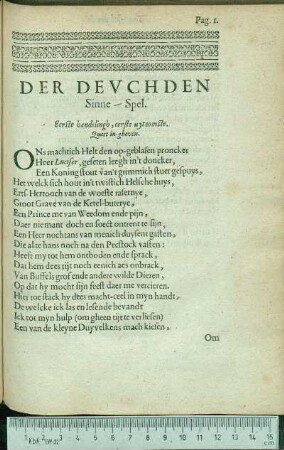 Der Deuvchden Sinne-Spel.
