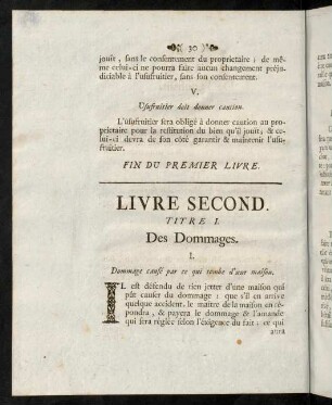 30-49, Livre Second.