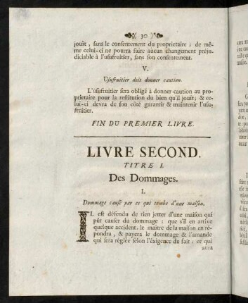 30-49, Livre Second.