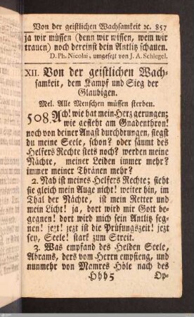 Von der geistlichen Wachsamkeit