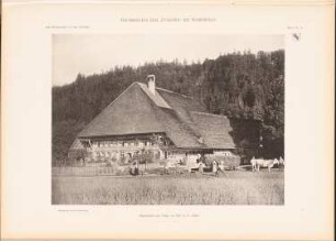 Bauernhaus zum Fürsten, Sumiswald: Ansicht (aus: Das Bauernhaus in der Schweiz, hrsg.v. Schweiz. Ingenieur- und Architektenverein, 1903)