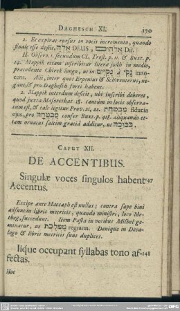 Caput XII. De Accentibus