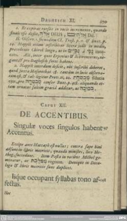 Caput XII. De Accentibus