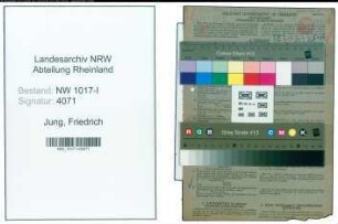 Entnazifizierung Friedrich Jung , geb. 12.05.1899 (Schlosser)