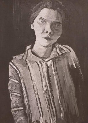 Frauenbildnis : Frauenbildnis. Öl auf Leinwand. Ausstellung: Entartete Kunst. Dresden, Lichthof im Rathaus, 23. September - 18. Oktober 1933