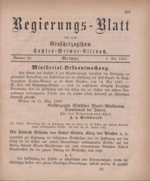 Nr. 20 : 9. Mai 1868