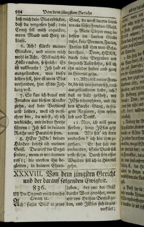 XXXVIII. Von dem jüngsten Gericht und der darauf folgenden Ewigkeit.