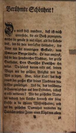 Ein Mischmasch von allerley ernsthaften und lustigen Possen