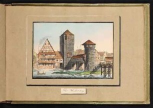 Der Henkersteg. - Henkersteg, Nürnberg; Henkerturm, Nürnberg; Wasserturm, Nürnberg