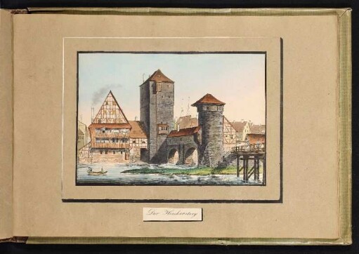 Der Henkersteg. - Henkersteg, Nürnberg; Henkerturm, Nürnberg; Wasserturm, Nürnberg