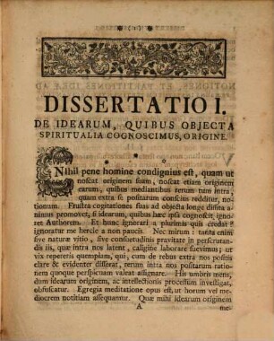 Dissertationes philosophicae