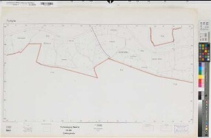 Ostbevern, Westbevern, Milte (Ostbevern, Telgte, Warendorf), Flurbereinigung Bevertal, Zuteilungskarte 2266, Ostbevern Flur 49-50