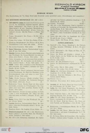 Römische Münzen (Nr. 1-2938)