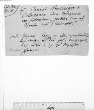 Beilagen zu Clm 4011 - BSB Clm 4011 a