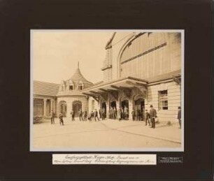 Bahnhof, Hagen: Ansicht des Haupteinganges