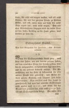 Siebenzehntes Kapitel.