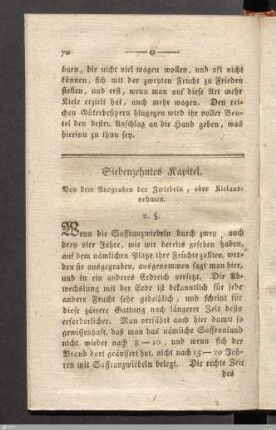 Siebenzehntes Kapitel.