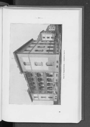 Haus für Körperlich-Sieche. - Südöstliche Ansicht.