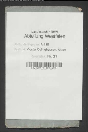 Pachtrückstände im Kirchspiel Körbecke.