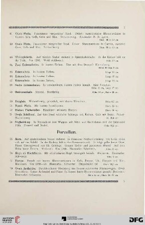 Porzellan (Nr. 75-134)