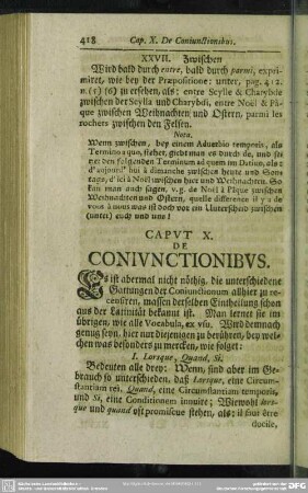 Caput X. De Coniunctionibus