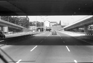 Berlin: Stadtautobahn; unter Brücke Friedenau