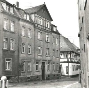 Colditz, Schulstraße 6. Wohnhaus (A. 20. Jh.). Straßenansicht