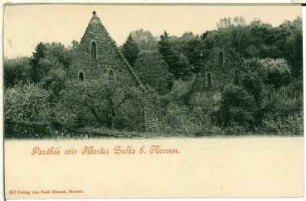 Altzella. Klosterruine, Klostermauern