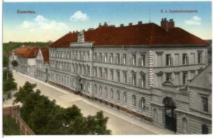 Komotau. Landwehrkaserne