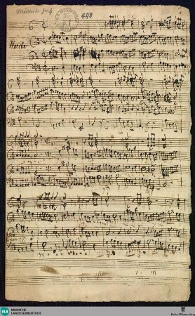 5 Marches - Mus. Hs. 448 : ob (2), cl, fag, cor (2)