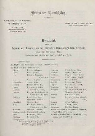 50. Jahrg. Nr. 26., ... den 7. Dezember 1910