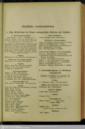 Sächsische Landesbehörden