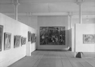 Raumaufnahmen der 2. Deutschen Kunstausstellung August/Oktober 1949